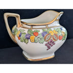 NORITAKE Nippon Japan Coffee Sugar Creamer Gilded Porcelain