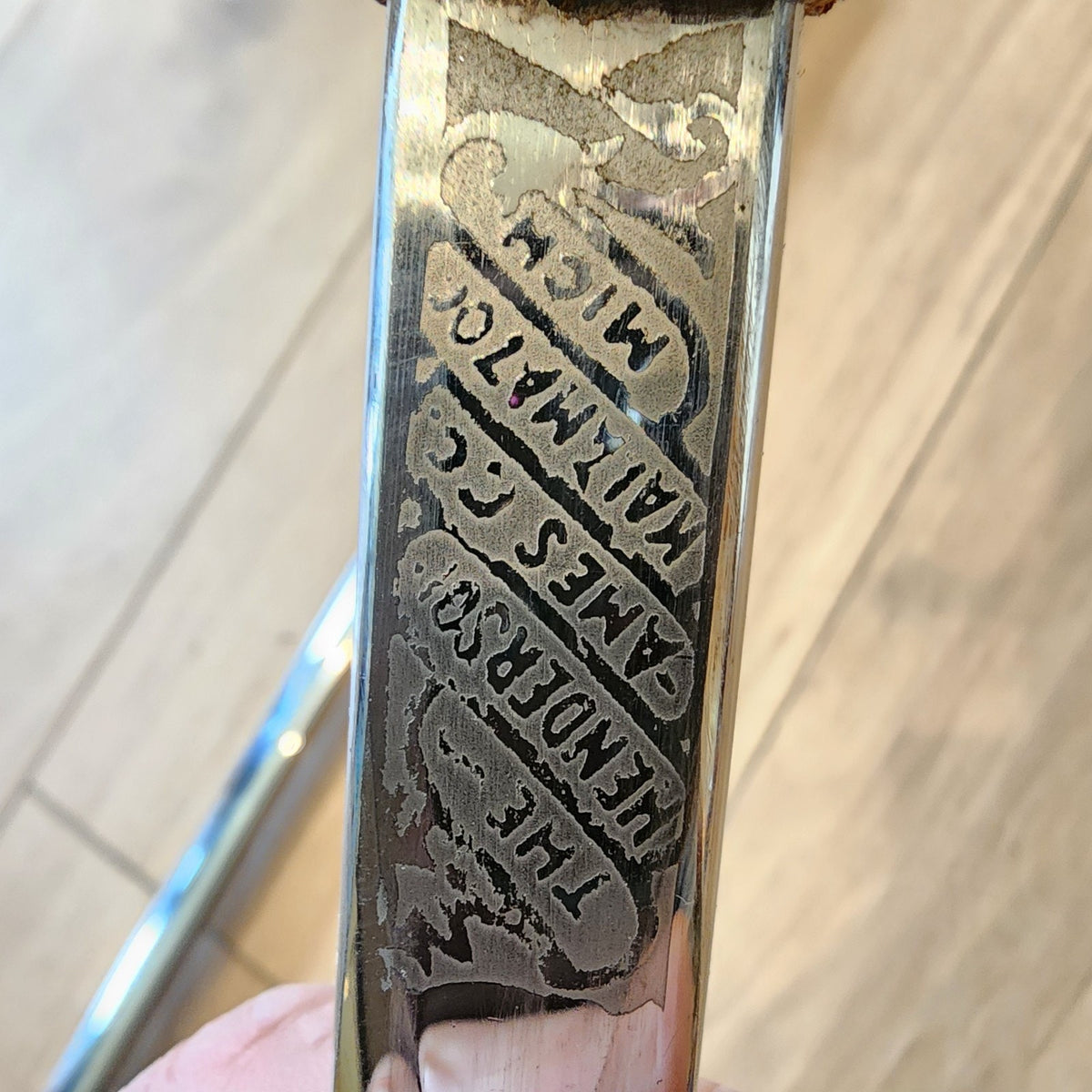 34" West Point Cadet Vintage Sword & Sheath USMA Henderson Ames Co Ceremonial