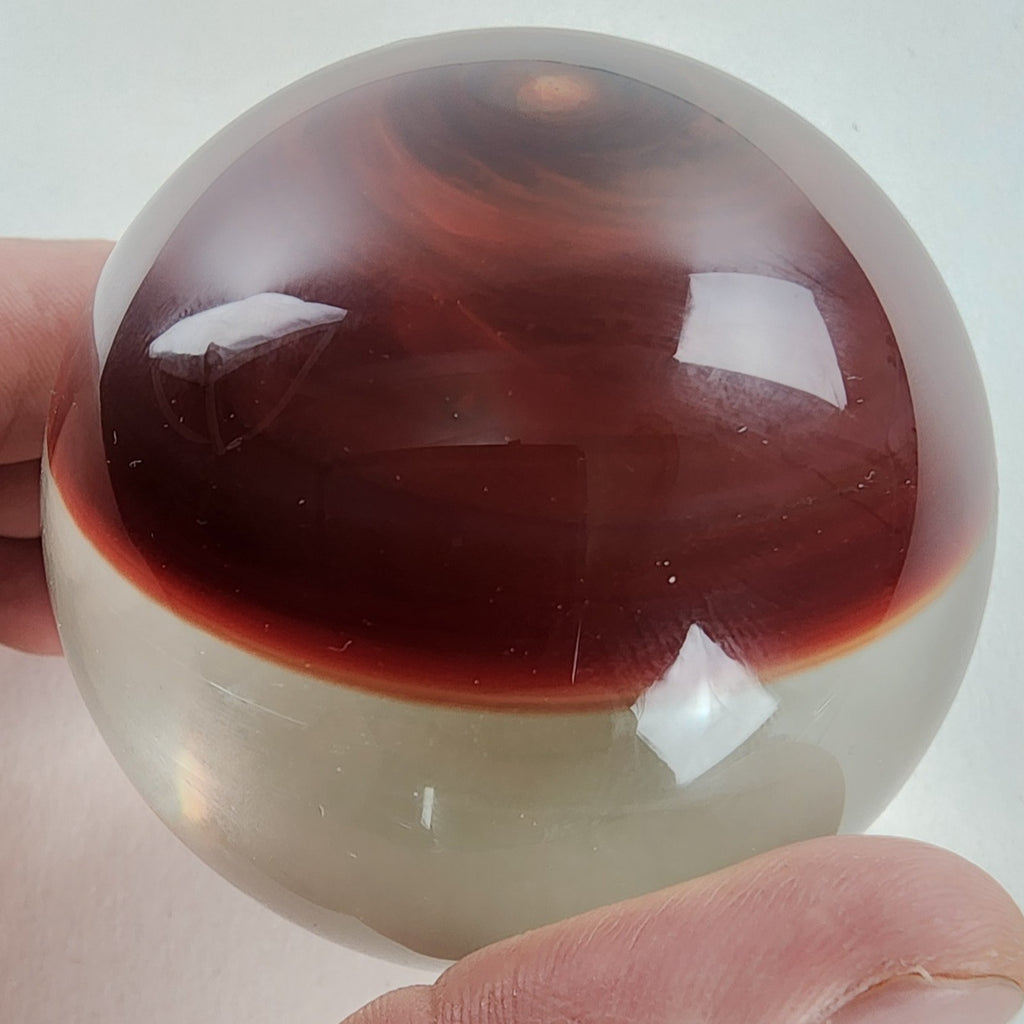75mm Giant Air Trap Implosion Glass Marble Handmade Borosilicate
