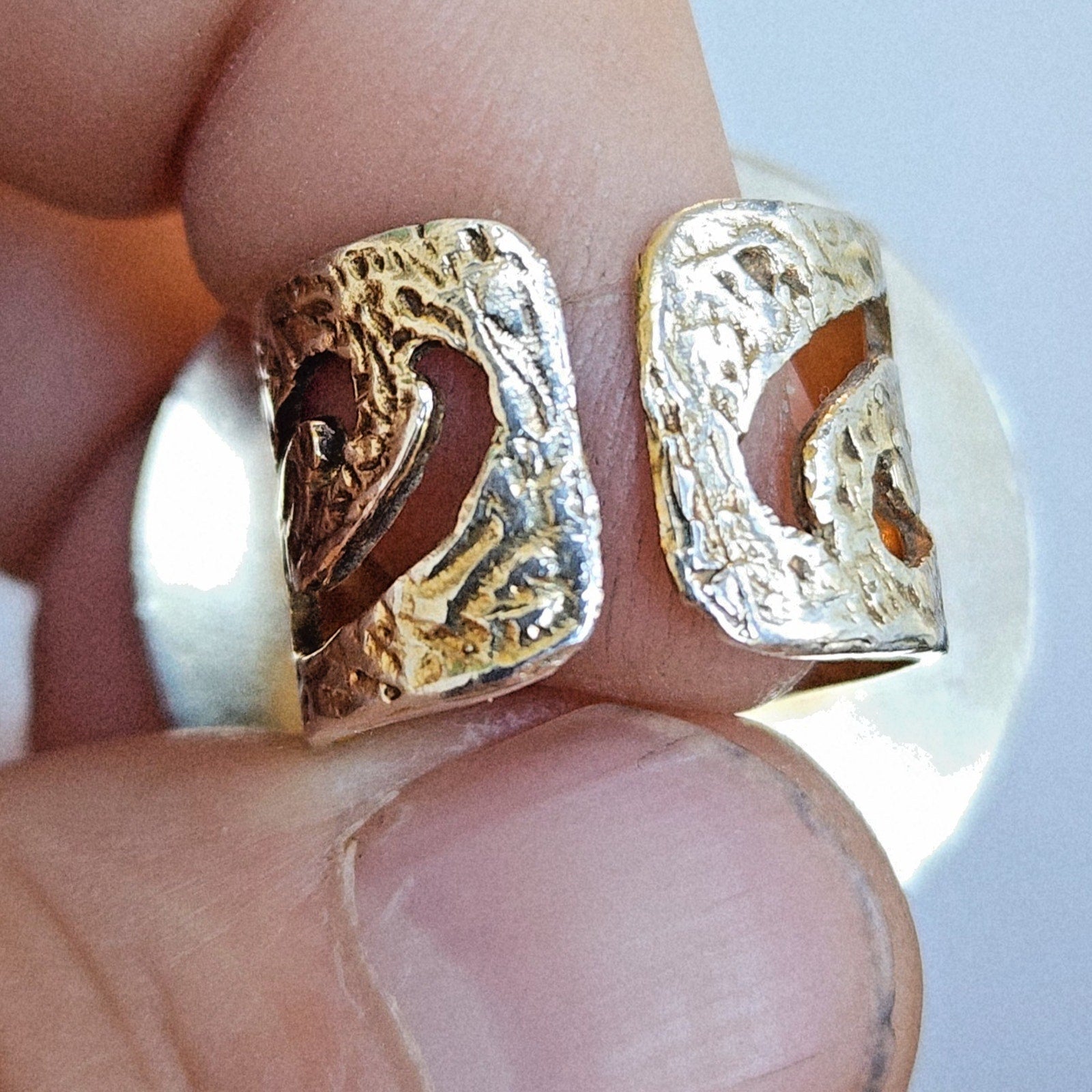 Sultan Murad IV Ring Sterling Silver 925 Adjustable Size 7 Vintage