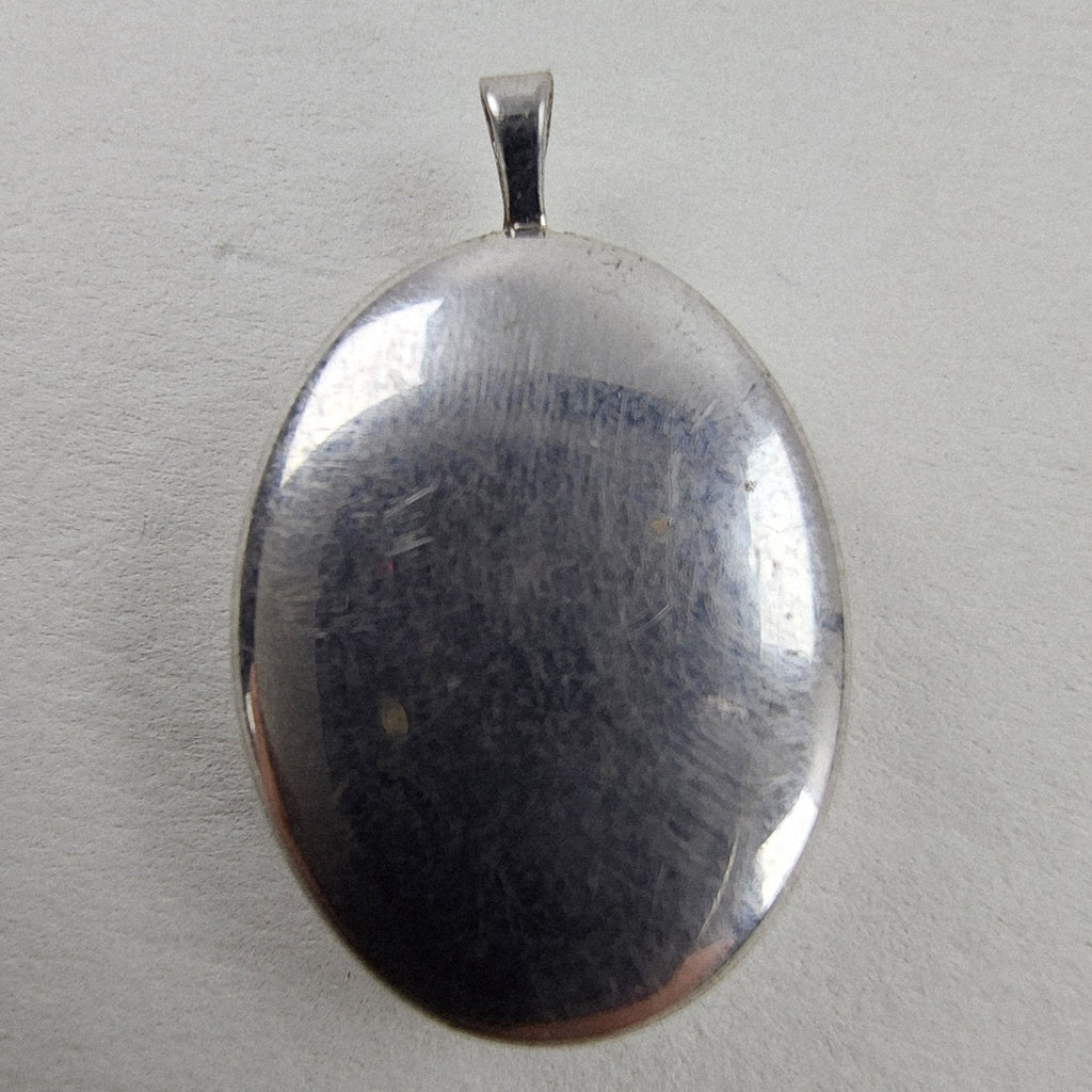 Heart Theme Photo Locket Sterling Silver 925 Pendant Vintage