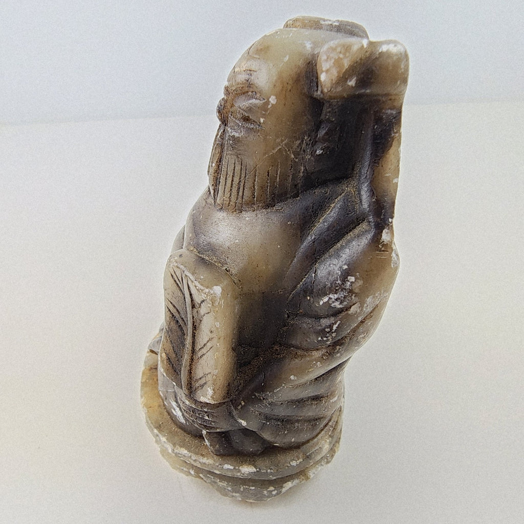 Shou Lao Star God of Longevity Chinese Stone Carving Vintage