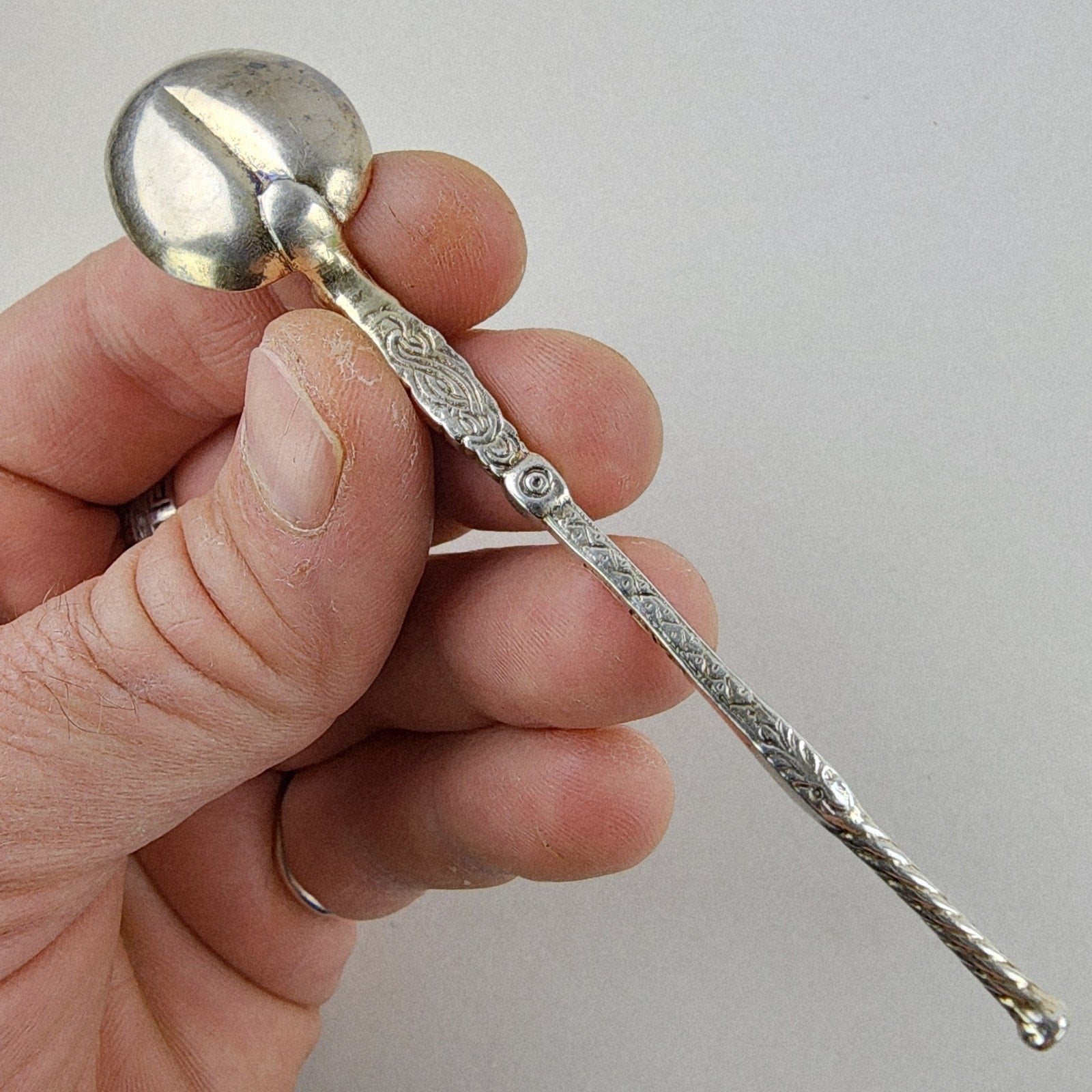 1901 Chester UK Coronation Spoon Sterling Silver 925 Antique