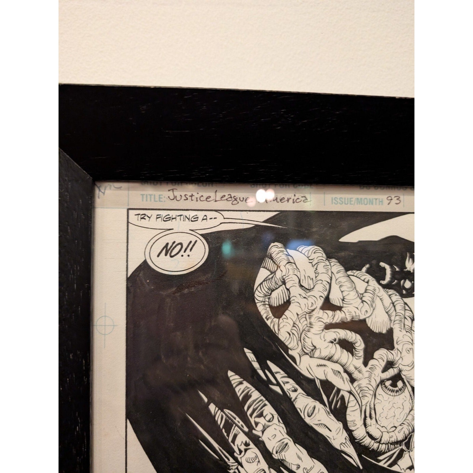 1993 Justice League America Original Comicbook Artwork - Page 19