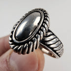 Vintage Brighton Twisted Wire Shield Ring Size 8 1/2 in Sterling Silver 925