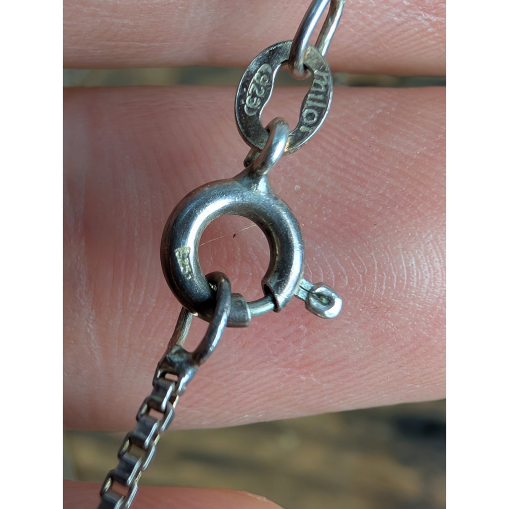 Vintage Dolphin Sterling Silver 925 Necklace and Earrings Set