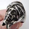 Art Nouveau Sheik Turban Man Ring Size 10 3/4 Sterling Silver 925 Vintage