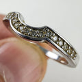 Drop Ring Size 8 Sterling Silver 925 Vintage