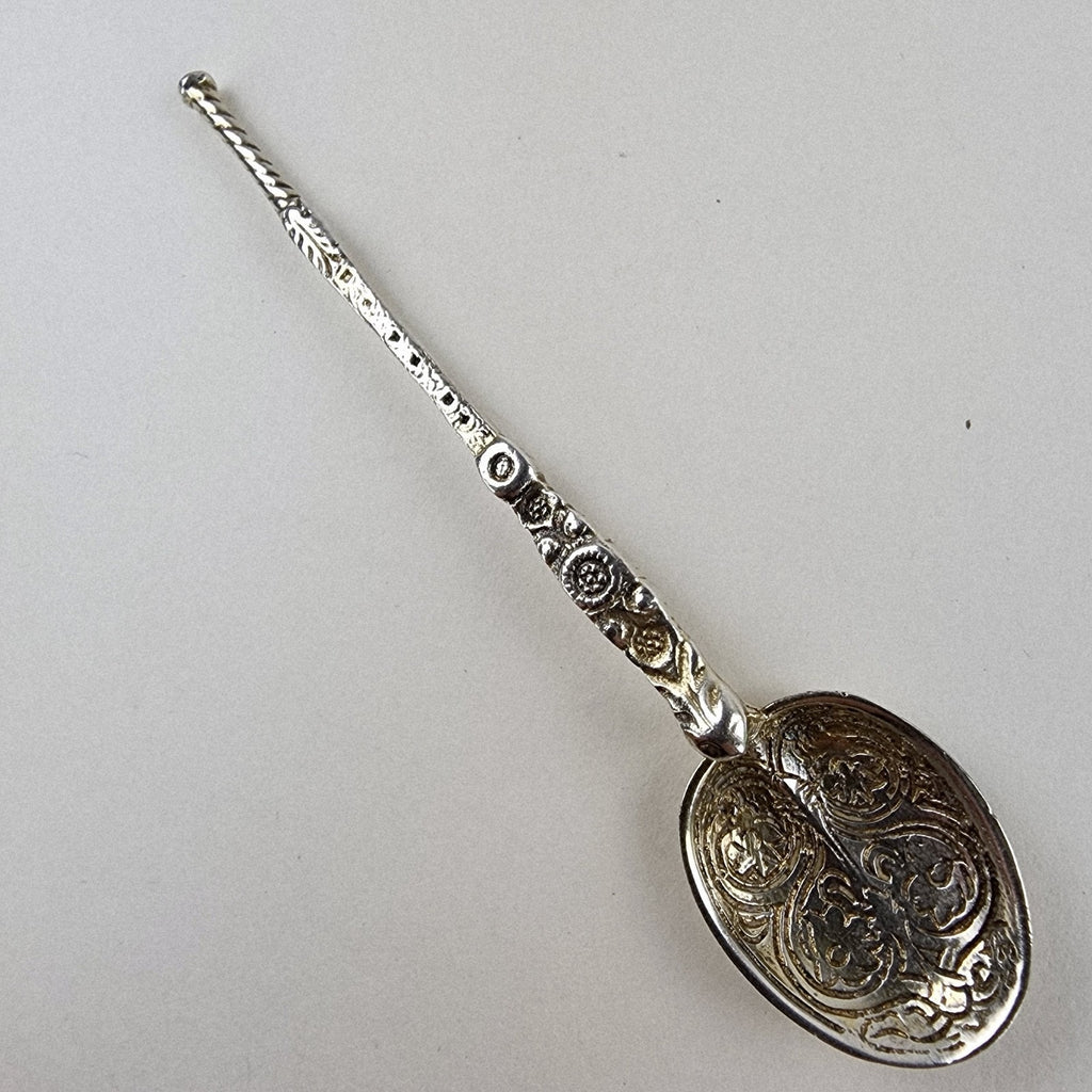1901 Chester UK Coronation Spoon Sterling Silver 925 Antique