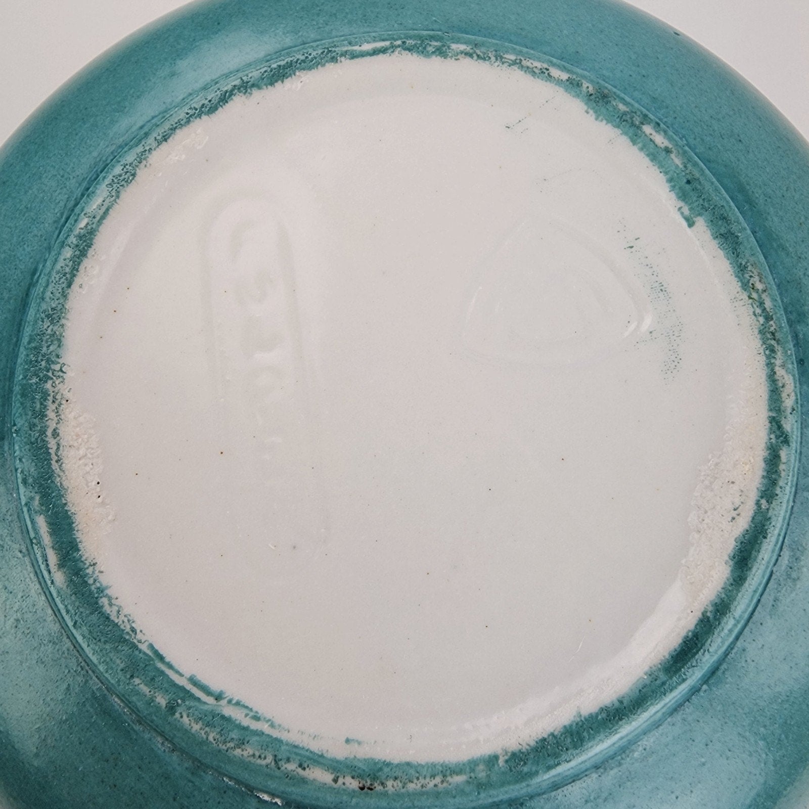 6" Fulper Stangl Teal Turquoise Glaze Bowl Art Deco Period Bowl