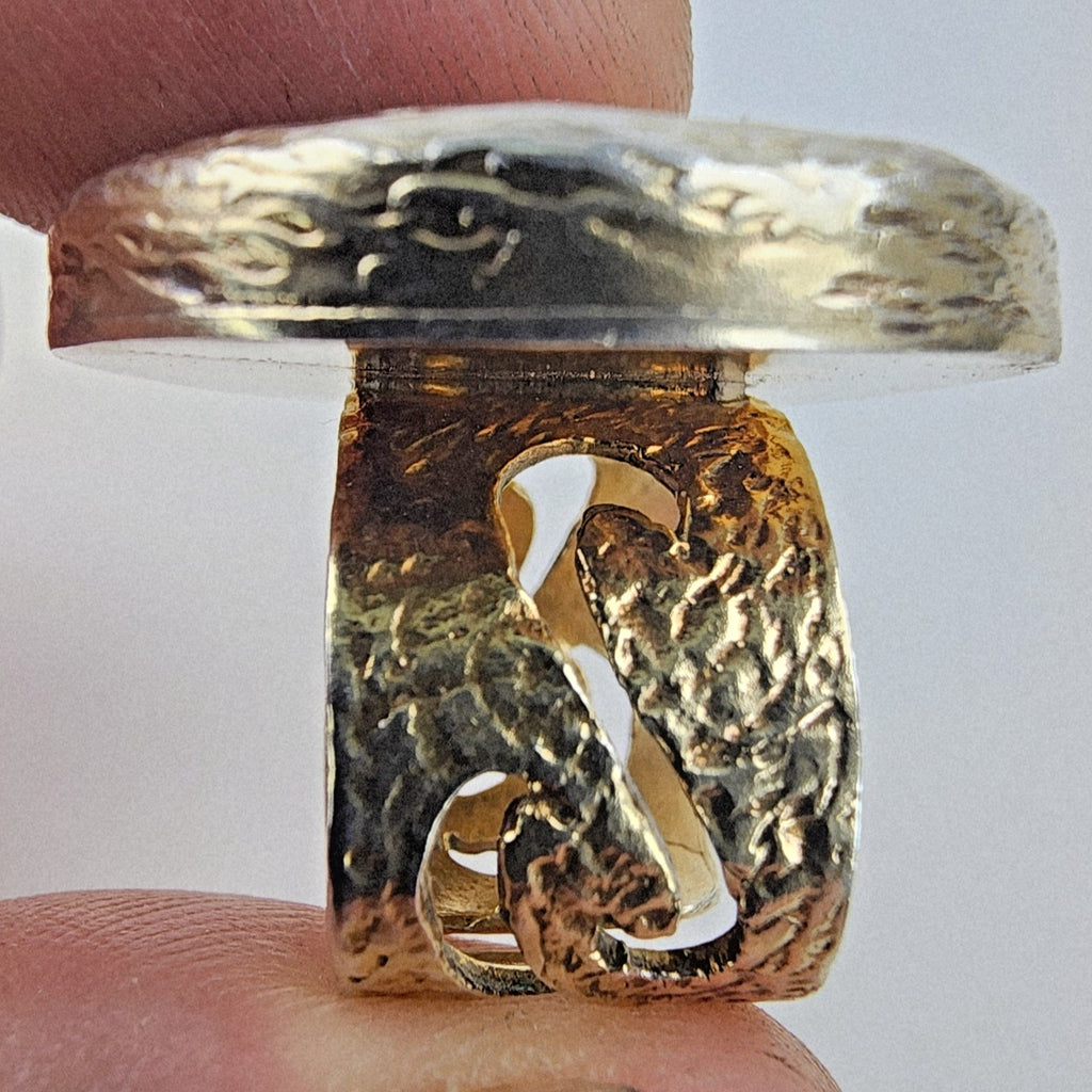 Sultan Murad IV Ring Sterling Silver 925 Adjustable Size 7 Vintage