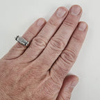 Vintage Brighton Sayan Spinner Fidget Ring Size 7 in Sterling Silver 925