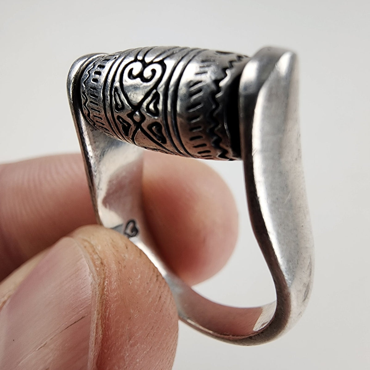 Vintage Brighton Sayan Spinner Fidget Ring Size 7 in Sterling Silver 925