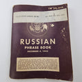 1943 US WWII Classified Russian Phrase Book with Handwritten Soviet Inscription