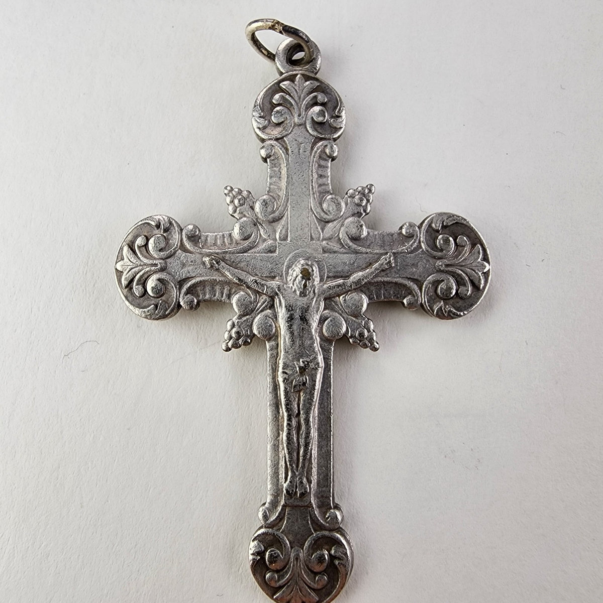 1874 Russian Imperial Cross 84 Sterling Silver 875 Moscow Jesus Corpus Crucifix