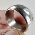 Vintage Hand Hammered Ring Size 5 1/2 in Sterling Silver 925