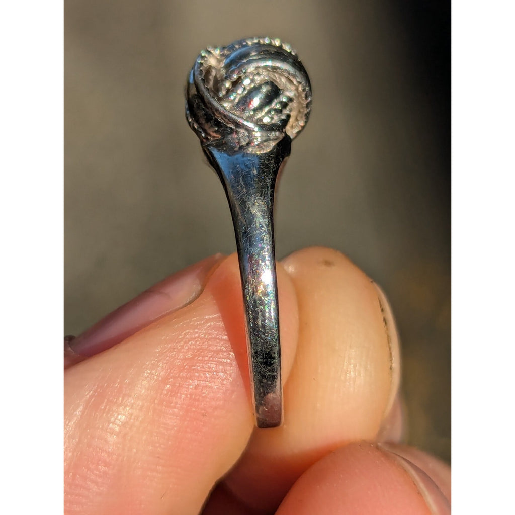 LOVE KNOT Ring Sterling Silver 925 - Size 6 3/4