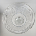 Waterford Crystal Georgian Strawberry Footed Punch Bowl 10" Vintage
