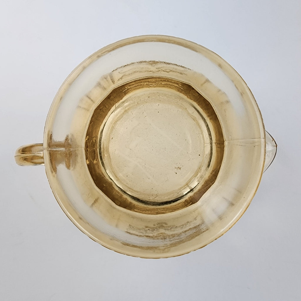 Federal Amber Yellow Madrid Coffee Creamer
