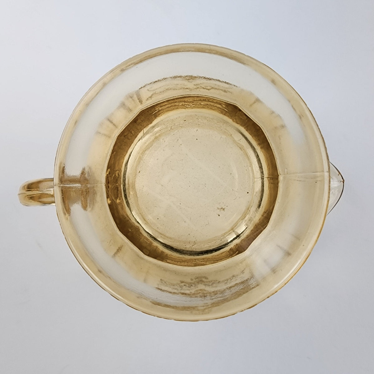 Federal Amber Yellow Madrid Coffee Creamer