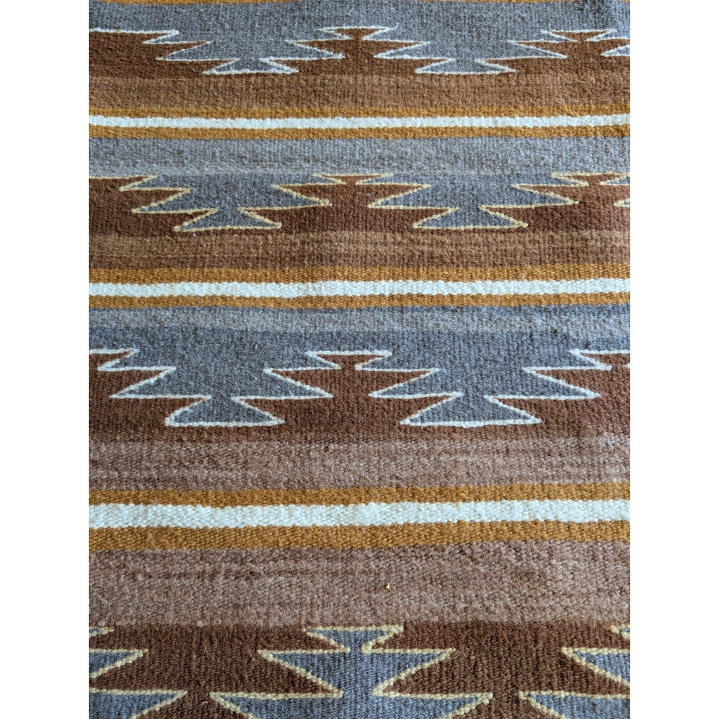 Vintage NAVAJO Handmade Weaving Blanket Wall Hanging Rug 42" x 35"