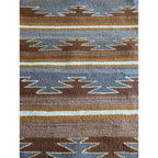 Vintage NAVAJO Handmade Weaving Blanket Wall Hanging Rug 42" x 35"