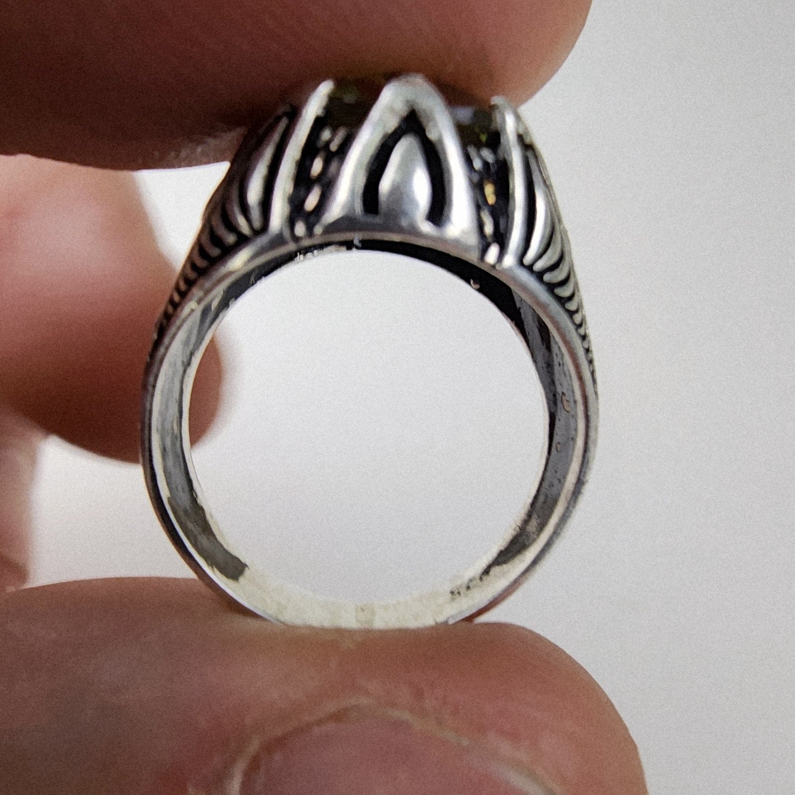 4ct Zultanite Color Changing Turkish Ring Size 6 1/2 Sterling Silver Sultanite