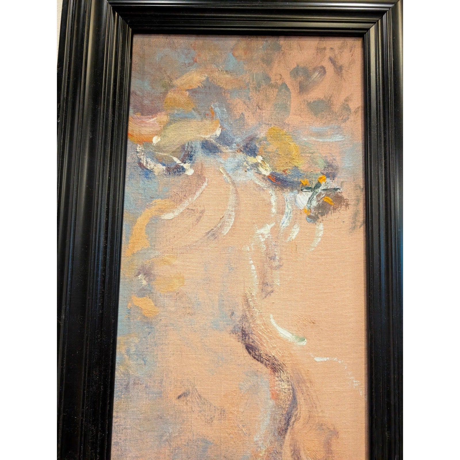 Impressionist Painting Diane Widler Wenzel Happy Shower Sounds 15" x 30"