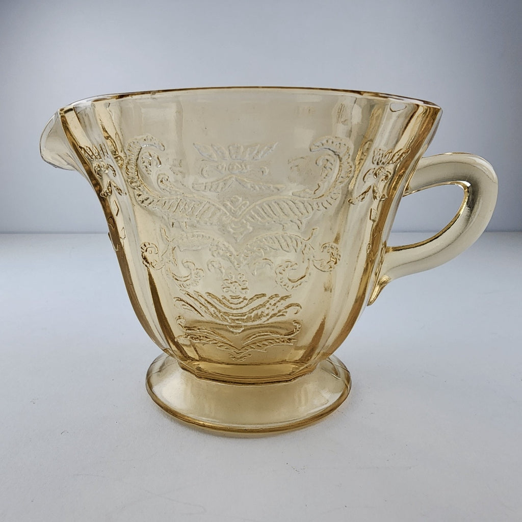 Federal Amber Yellow Madrid Coffee Creamer
