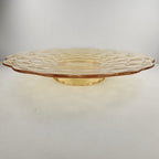 Vintage Indiana Glass Tiara Constellation Footed serving Cake Plate