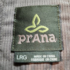 Prana Olive Cayman Large Short Sleeve Button Down Shirt Outdoor Active Wear
