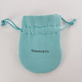 Tiffany & Co Vintage Logo Blue Felt Jewelry Bag