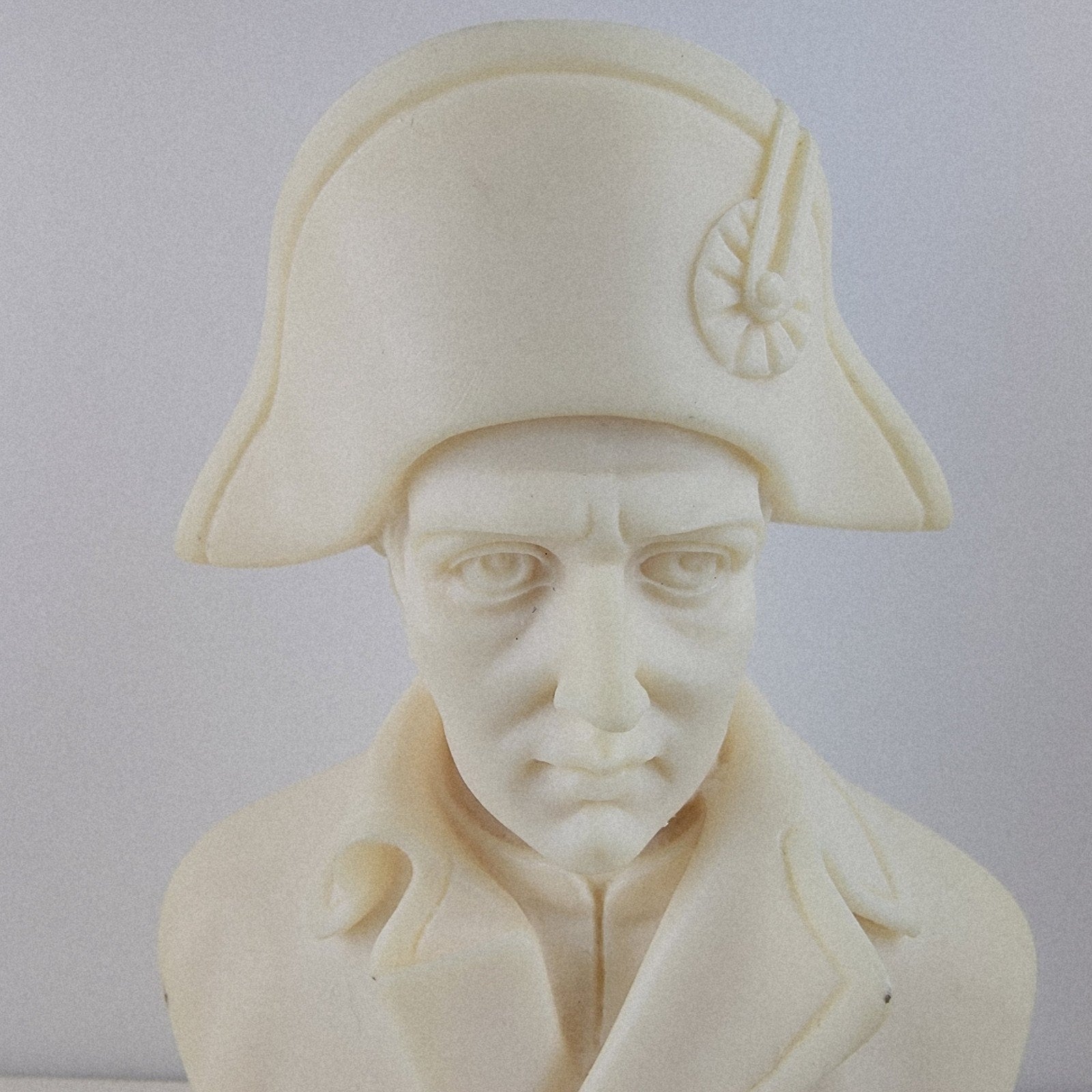 6" Napoleon Bonaparte Bust Vintage Marble Base Figure