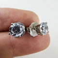 Charles Winston CZ Sterling Silver 925 Stud Earrings Vintage Designer