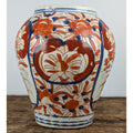 19th C. Japanese Porcelain Imari Ginger Jar Meiji Period 5" Without Lid