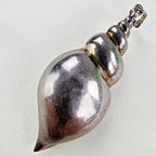 Large Seashell Sterling Silver 925 Pendant Vintage