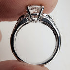 Vintage .900 Platinum Natural Diamond Wedding Set 1.00ct Center Stone 8.2g