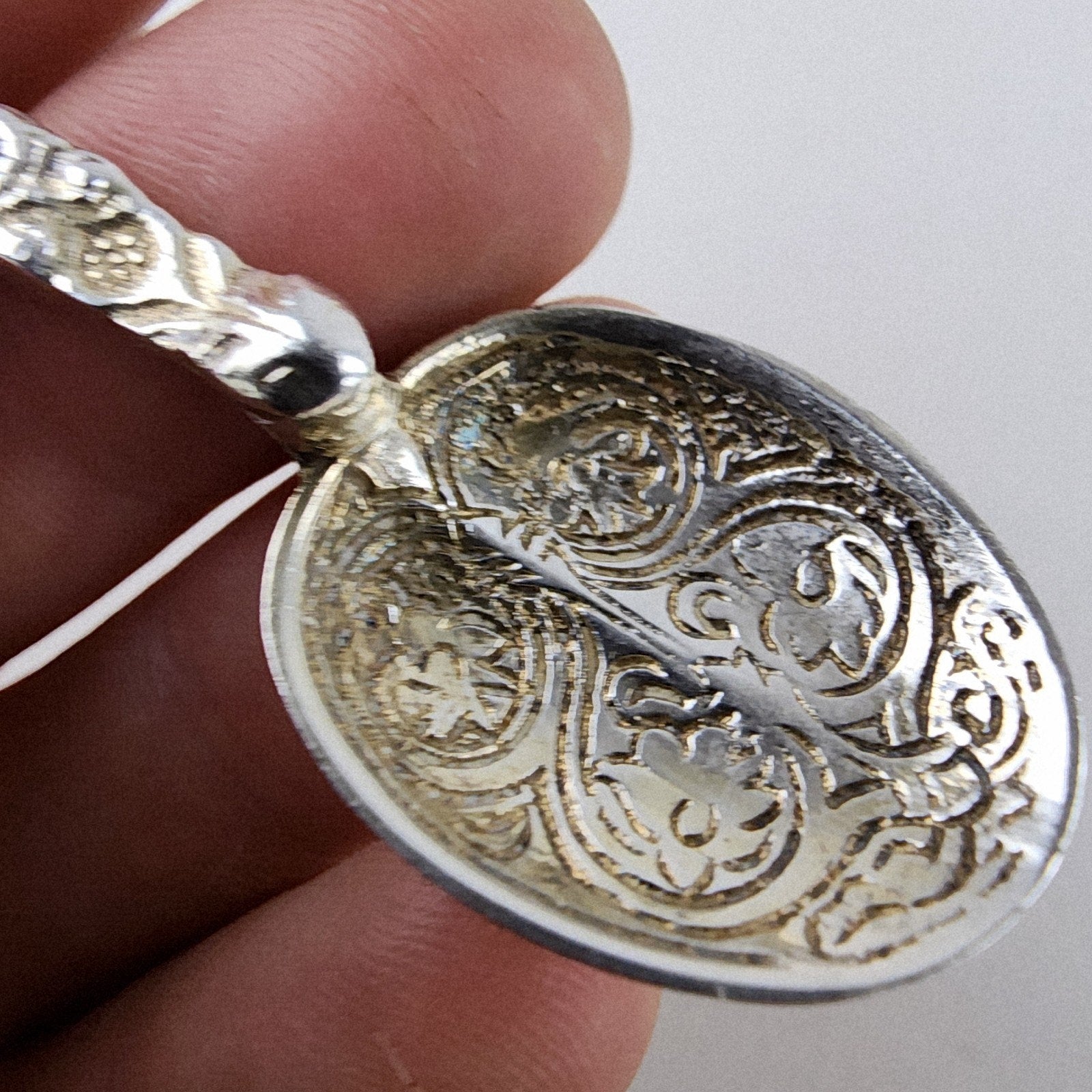 1901 Chester UK Coronation Spoon Sterling Silver 925 Antique