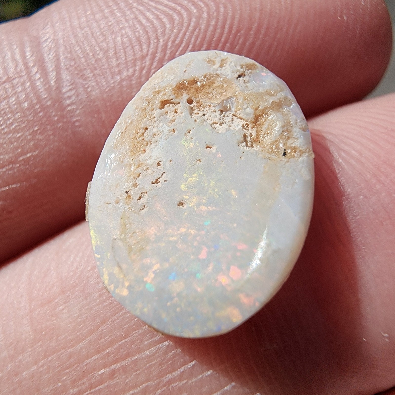 4.5ct Natural Australian Opal Cabochon Loose Stone 16mm x 12mm