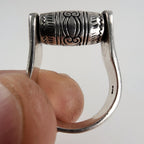 Vintage Brighton Sayan Spinner Fidget Ring Size 7 in Sterling Silver 925