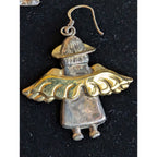 Vintage TAXCO Angel Pendant and Earrings Set Sterling Silver 925 Mexico