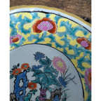 19th C. Qing Chinese Porcelain Famille Rose Pedestal Bowl 5 1/2"