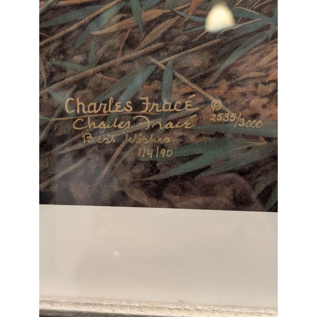 Charles Frace Print "Chinese Treasure" Signed Numbered 1989 Panda Bear w/ COA