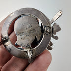 Early Taxco Articulated Pendant Sterling Silver 925 Aztec Emperor Cuauhtemoc