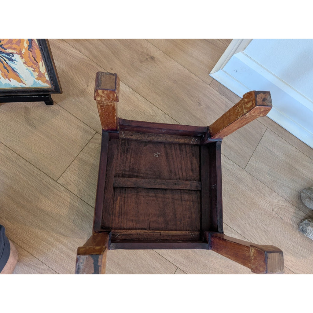 Antique Chinese Ming Style Small Side Table Vintage