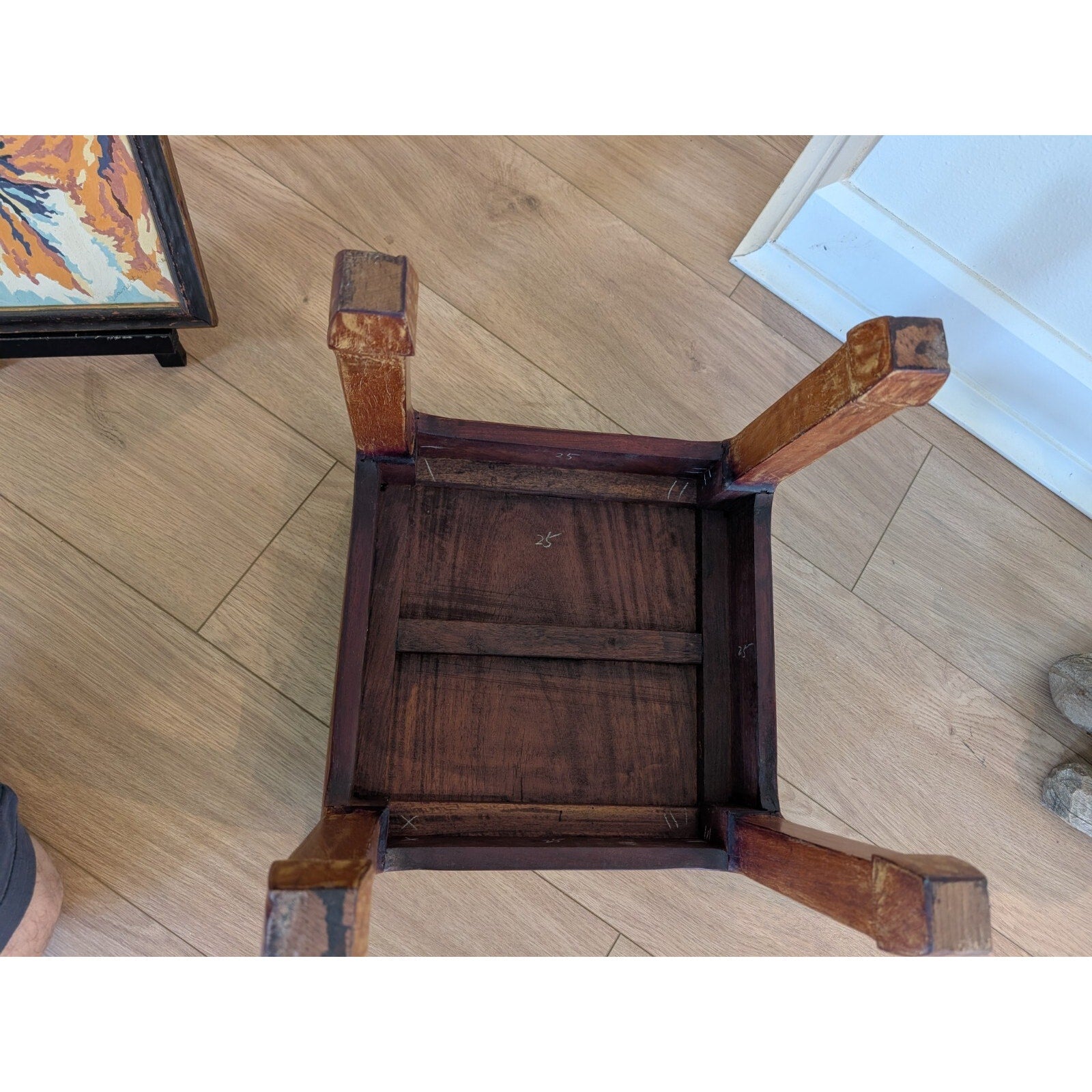 Antique Chinese Ming Style Small Side Table Vintage