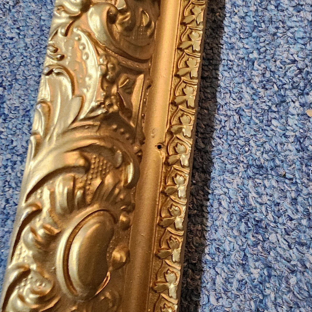 Antique Rococo Baroque Ornate Gold Frame 23" x 27" Painting Picture