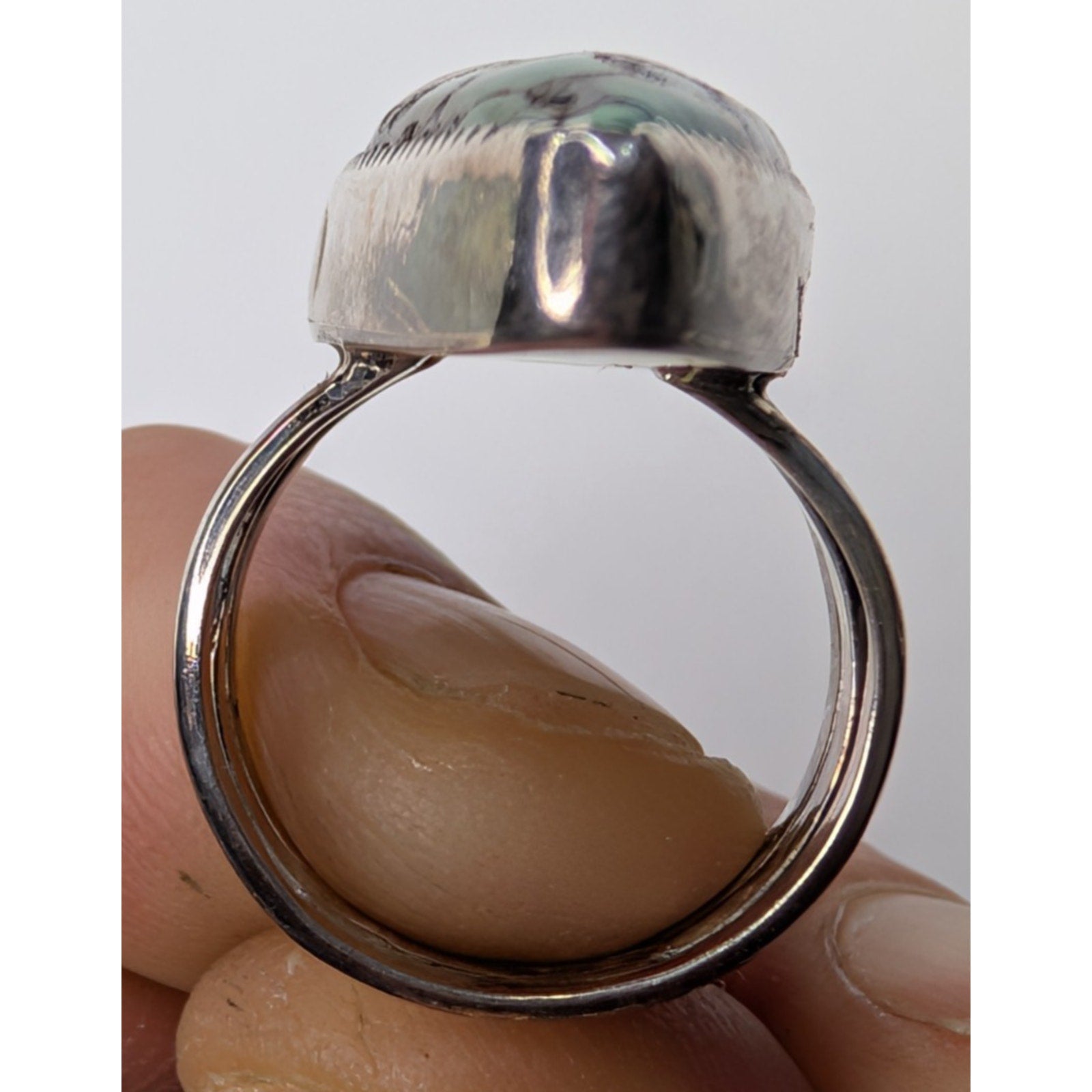 Royston Turquoise Sterling Silver 925 Native Ring Size 7 by Ruben Castillo