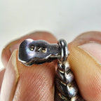 Large Seashell Sterling Silver 925 Pendant Vintage
