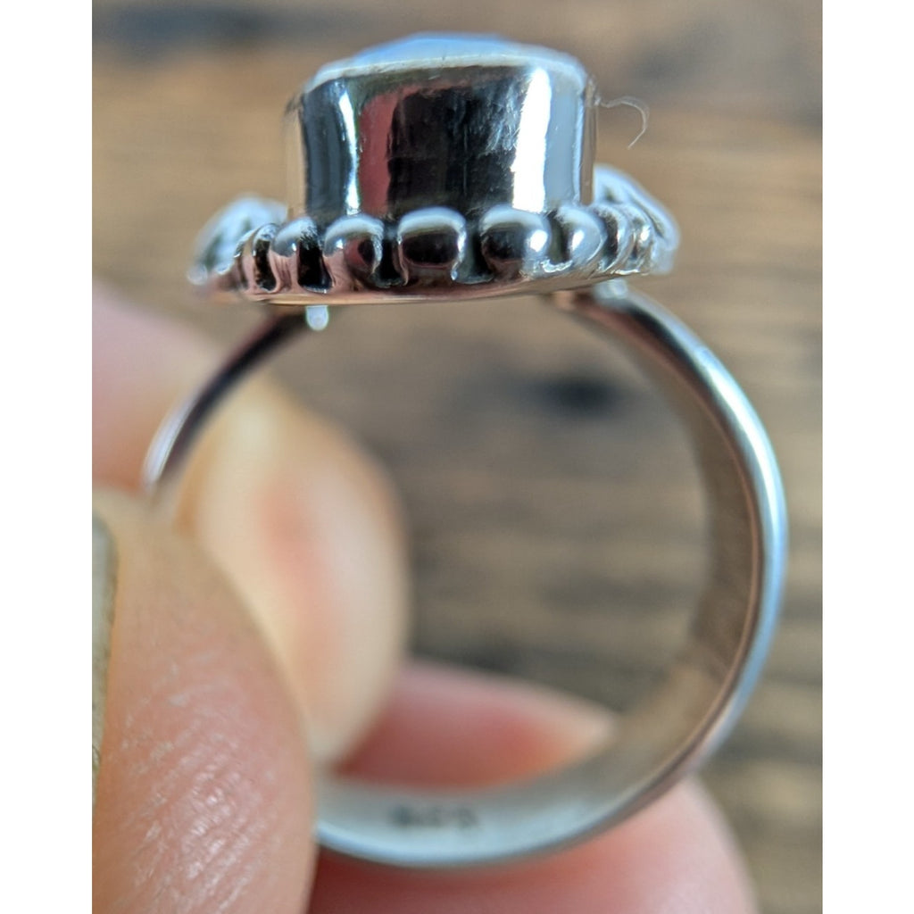 Southwestern Ethopian Opal Sterling Silver 925 Ring Size 7 New